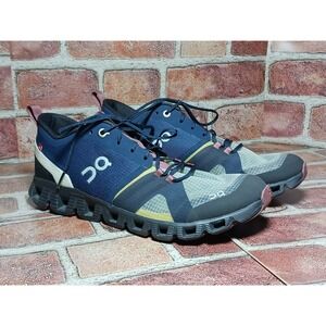 On Cloud X Shift Swiss Sneakers Navy Ink Cherry Translucent Monom - Size 7.5